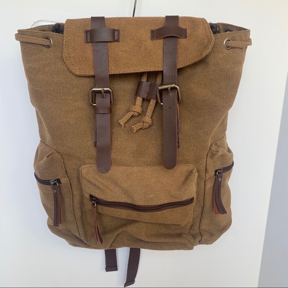 EUC Greg Norman Backpack Brown